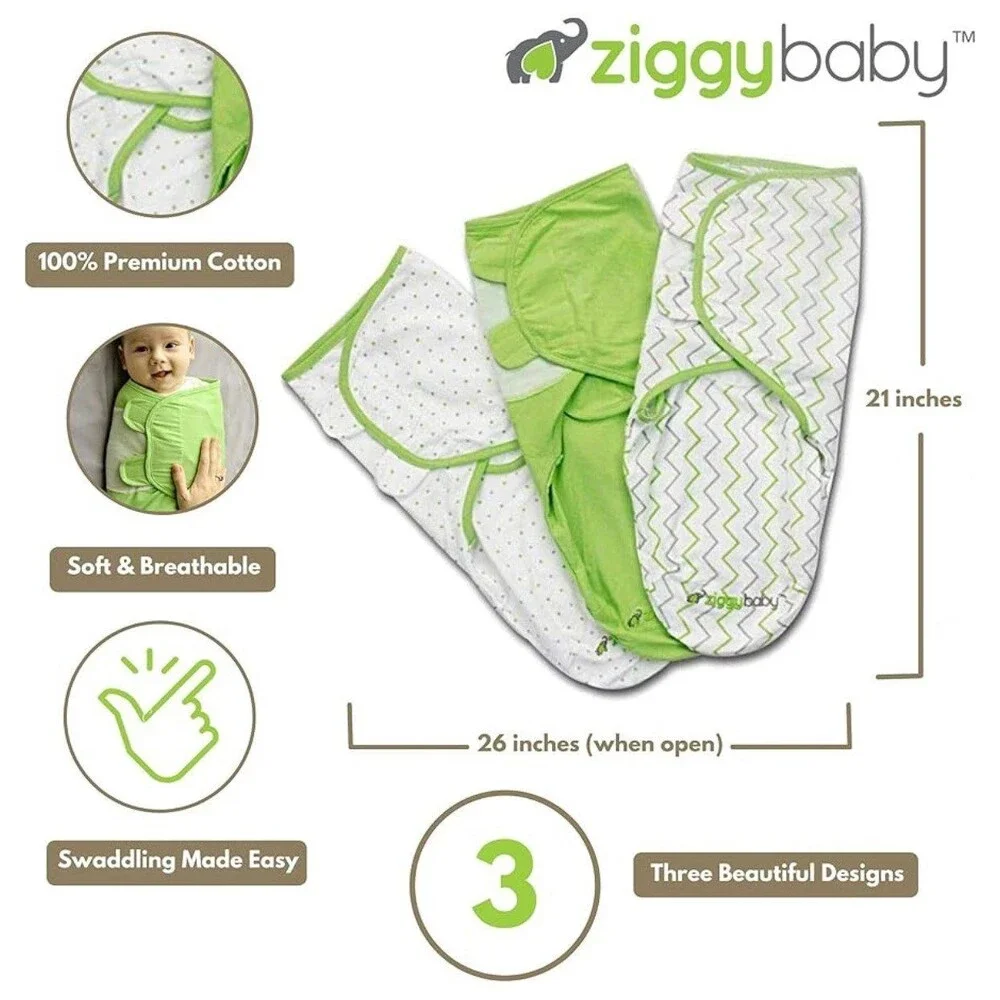 Swaddle Ziggy Baby 0-3‎ months